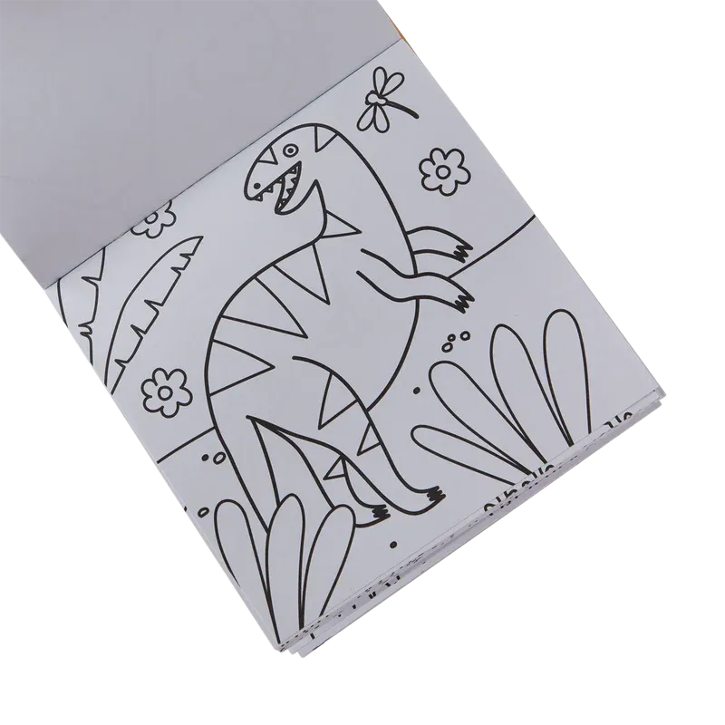 Ooly Carry-Along Coloring Book - Dinoland