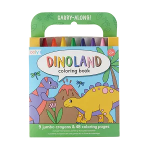 Ooly Carry-Along Coloring Book - Dinoland