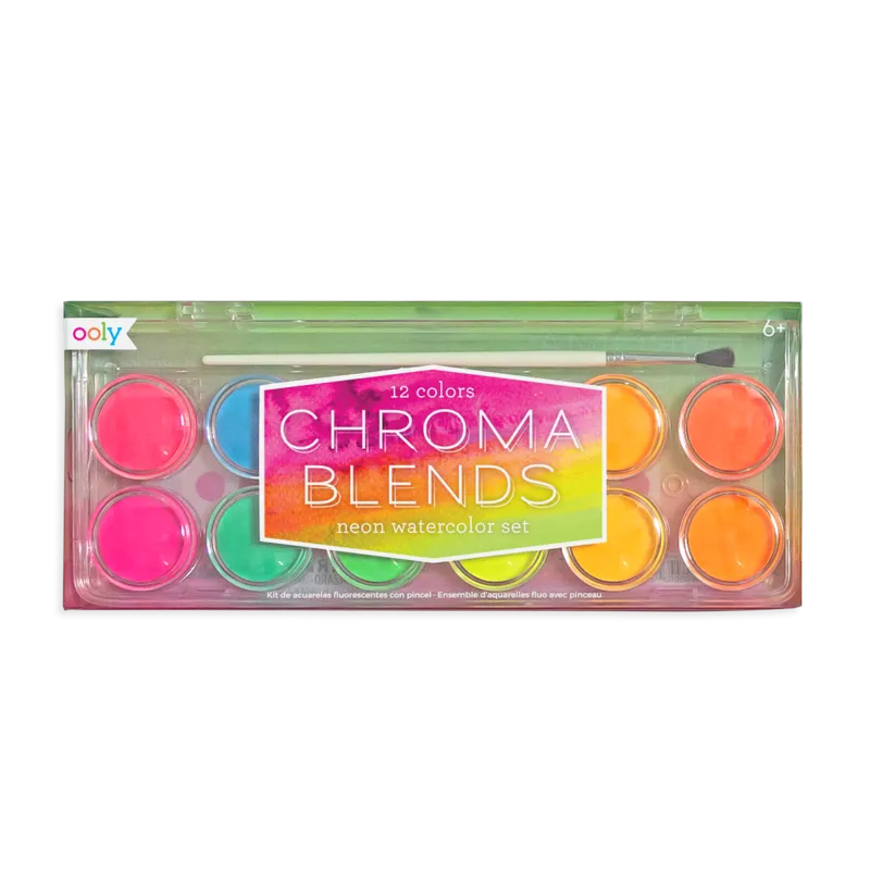 Ooly Chroma Blends Watercolor Paints Neon