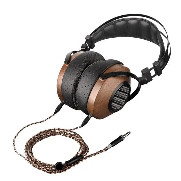 Open Box SIVGA SV023 Open Back Walnut Wooden Dynamic Driver Hi-Fi Headphone