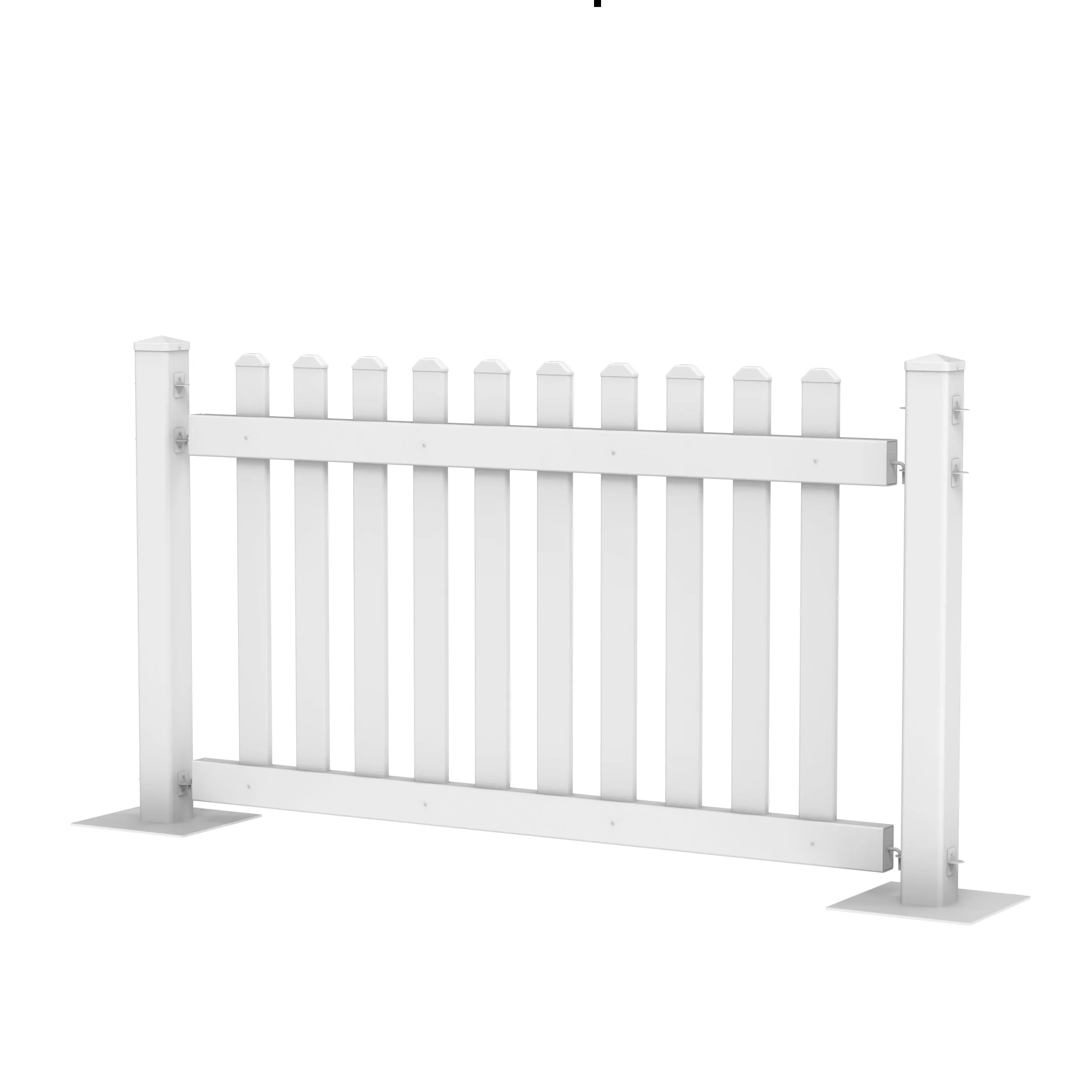 Outdoor Patio Picket Restaurant Fence Kit - Montour Line