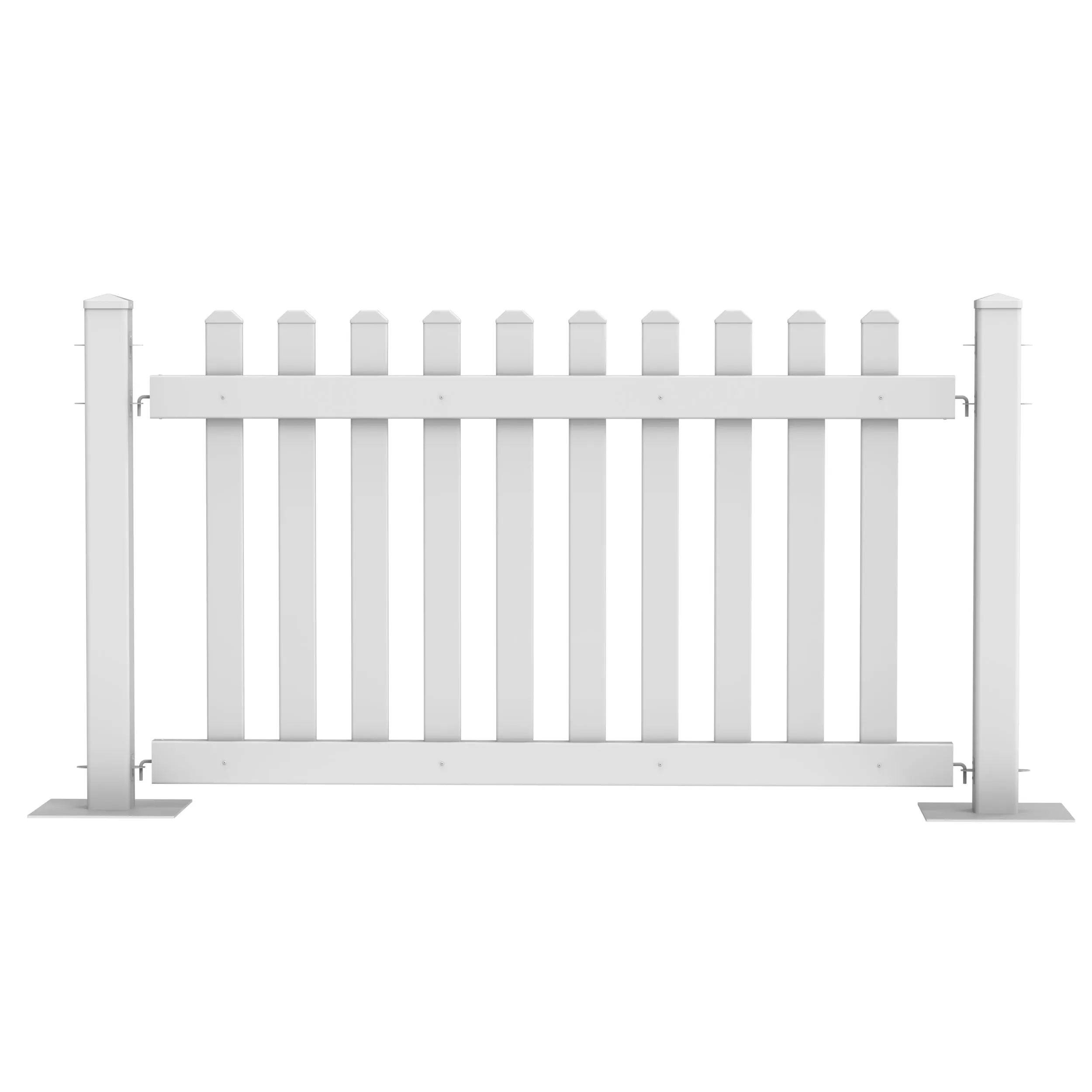 Outdoor Patio Picket Restaurant Fence Kit - Montour Line