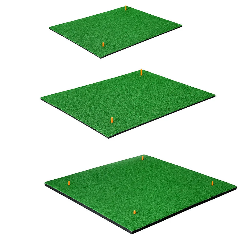 Portable Golf Mat Practice Training Hitting Putting Chipping Turf Driving Range Aid Tee Pad