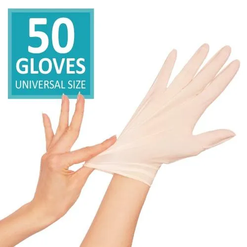 Premium Powder Free, One Size Fits All, Vinyl Gloves