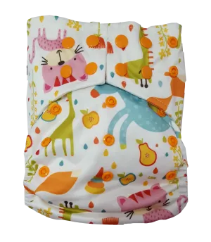 Raf Raf Bamboo Cloth Diaper - Single Pack (Many Colours Available)