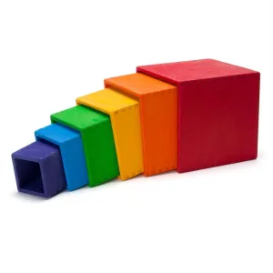 Rainbow stacking boxes