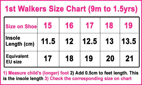 S184 1st Walker Baby Lynx Sports Pink