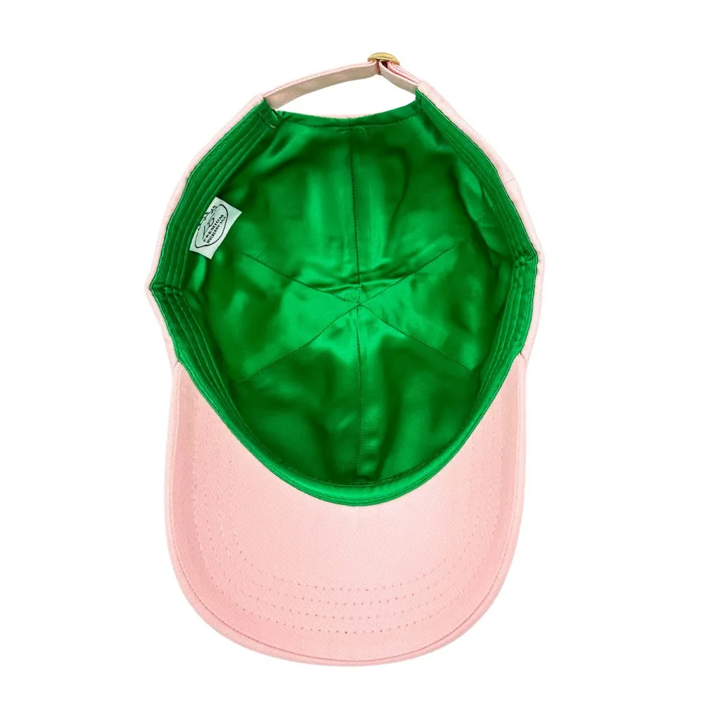 Silk-lined Essential Baseball Cap - Pink