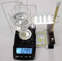 Specific Gravity (density) Kit. Small, for testing gemstones