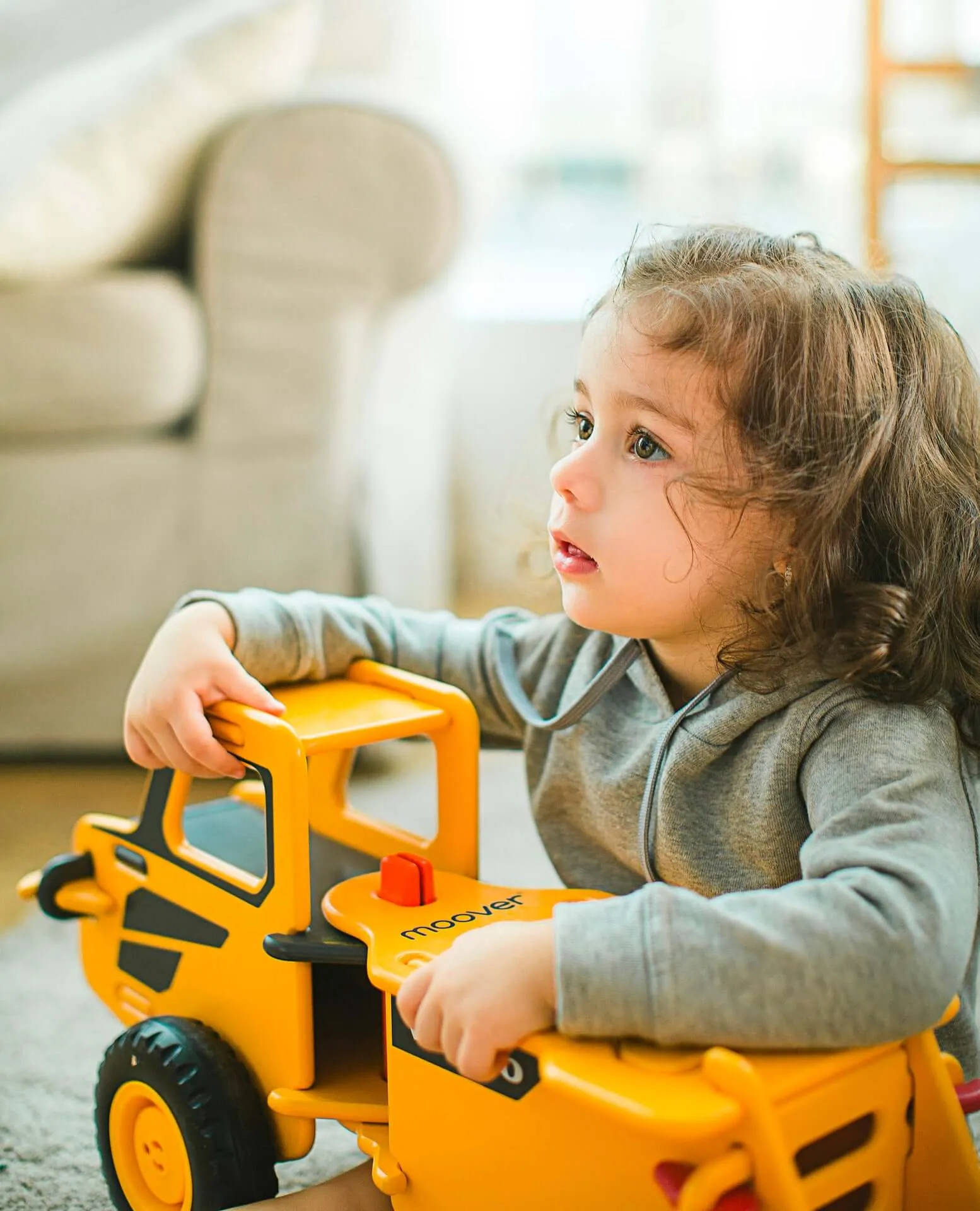 Volvo Ride-On Truck - Yellow