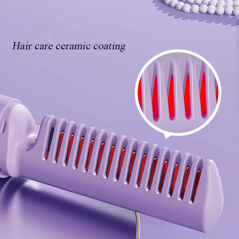 Wireless Anti-Burn Portable Hair Styler Comb