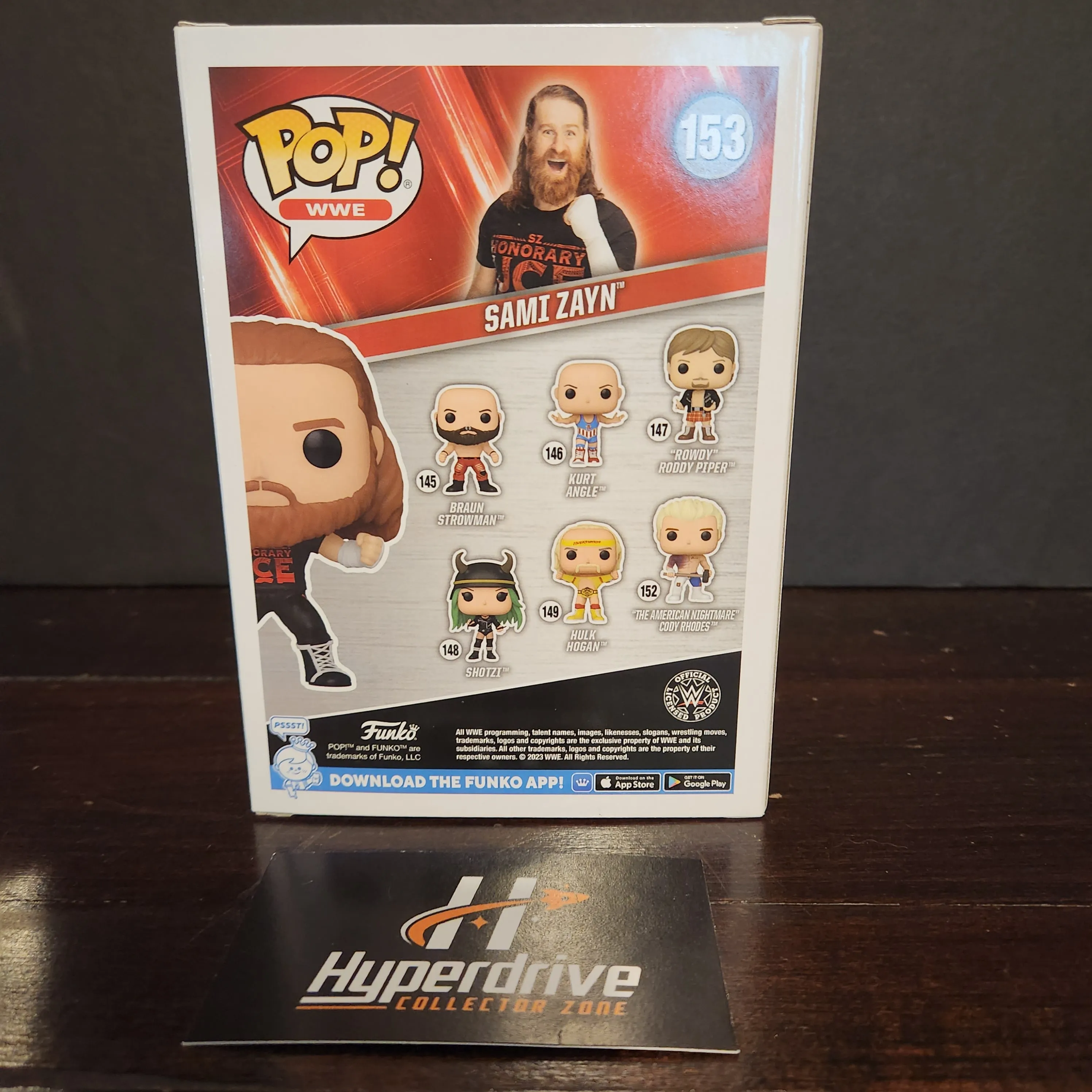 WWE Sammy Zayn Funko PoP! Vinyl Figure #153